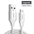 Ugreen Micro USB Cable 2.4A Phone Fast USB Charge Cable for Xiaomi Redmi Note5 Micro USB Charger Data Cable for Samsung USB Cord