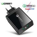 Ugreen Quick Charge 3.0 36W USB Charger for iPhone X 8 Fast QC 3.0 Charger for Samsung Galaxy s9 s10 Xiaomi mi 8 9 USB Charger