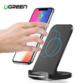 Ugreen Qi Wireless Charger for iPhone X XS 8 XR Samsung S9 S10 S8 Fast Wireless Charging Dock Station Phone Charger for Xiaomi